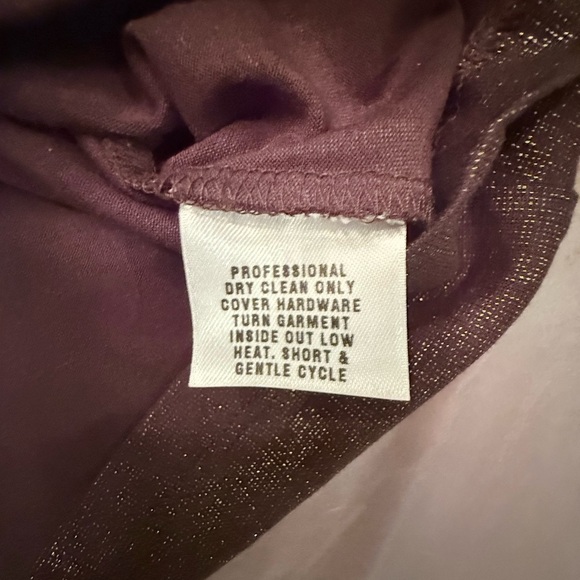 St John Brown/Gold Turtleneck Top w/ Zipper Detail Size Medium MSRP $425 - Picture 8 of 12